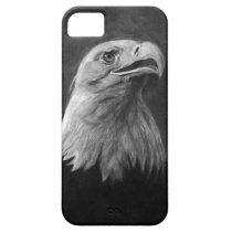Bald Eagle, Hand Drawn Graphite iPhone 5 Cases at Zazzle