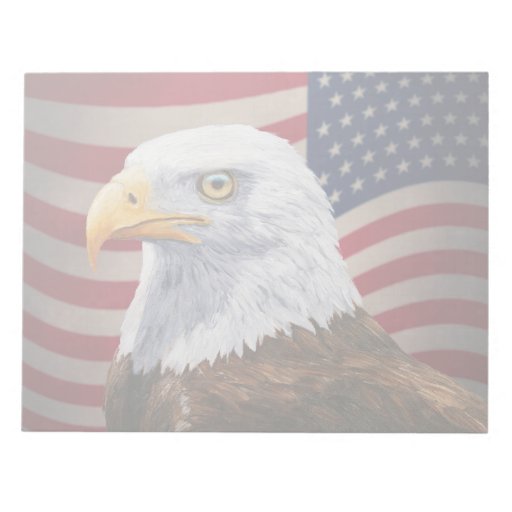 Bald Eagle Head Scratch Pad Zazzle