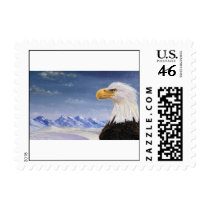 Bald Eagle in Alaska Stamp