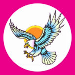 Bald Eagle in Flight Sticker