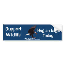 BALD EAGLE Landing Design bumper stickers by RavenSpiritPrints BALD EAGLE Landing Design bumper stickers