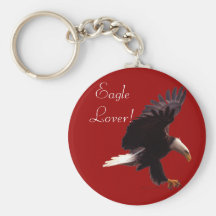 BALD EAGLE Landing Design Keychains