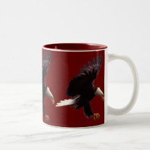 BALD EAGLE Landing Design Mugs