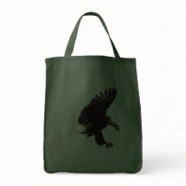 BALD EAGLE Landing Design Tote Bag