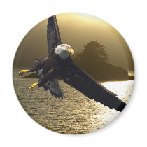 Bald Eagle Motivational Gifts Fridge Magnets