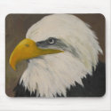BALD EAGLE MOUSEPAD by flowerglass BALD EAGLE MOUSEPAD
