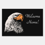 Bald Eagle Patriotic Yard Sign