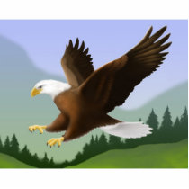 Bald Eagle Pin photo sculptures
