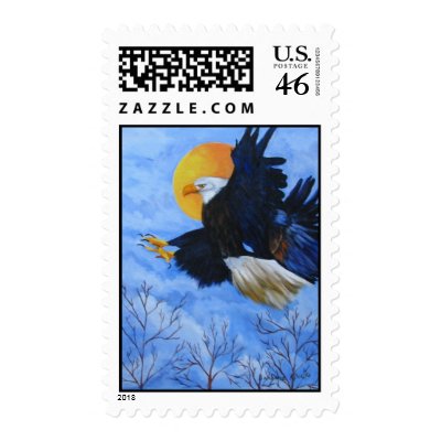 Bald Eagle Postage Stamps by klocke