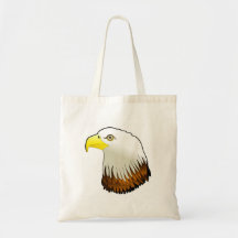Bald Eagle Powerful Bird of Prey Tote Bag