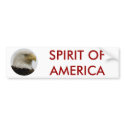 Bald Eagle Profile Photo on Unalaska Island bumper stickers