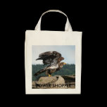 Bald Eagle Ready For Flight, POWER SHOPPER bags