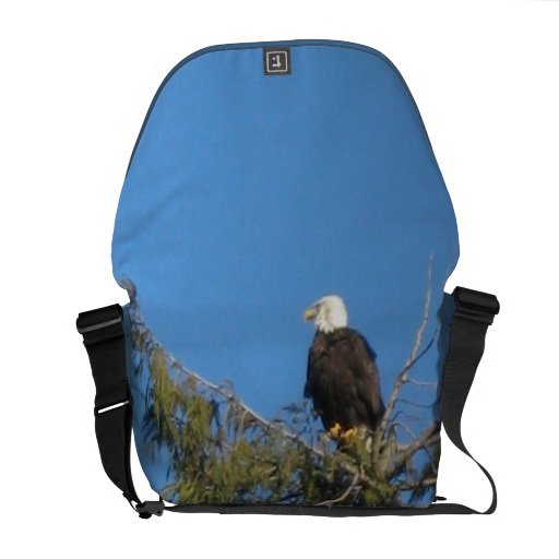 Bald Eagle Rickshaw Messenger Bag