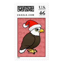 Bald Eagle Santa Postage