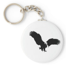 Bald Eagle Silhouette Keychains