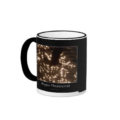 BALD EAGLE & SUNLIT WATER COFFEE MUGS by RavenSpiritPrints