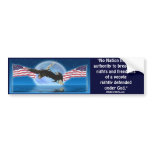 BALD EAGLE & US FLAG Patriot Series Bumper Stickers