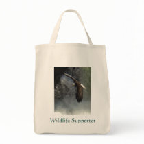 BALD EAGLE & WATER FALL Tote Bag