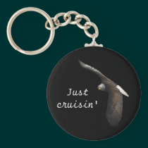 Bald Eagle Wildlife Wild-Bird Fun Key-chain keychains