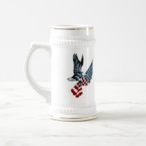 Bald Eagle with American Flag Coffee Mug