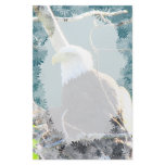 Bald Eagle Yukon River Customized Stationery