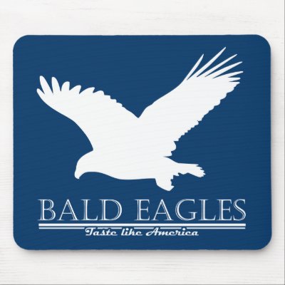 Bald Eagles Taste Like America Mousepad by Douchebaggery