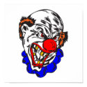 bald evil clown posters by halloweenie bald evil clown posters