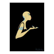 bald girl posters by VioDeSign bald girl posters