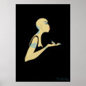 bald girl posters