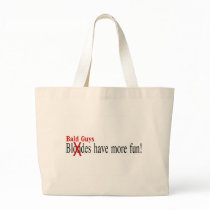 Bald Guys Have More Fun Canvas Bag
