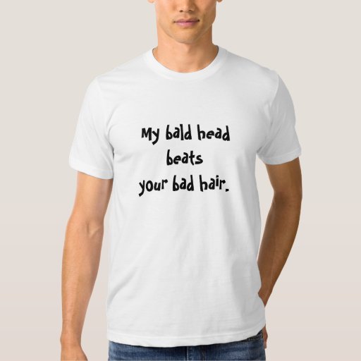 Bald Head T Shirt Zazzle 