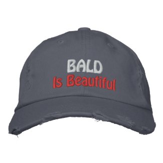 Bald Is Beautiful embroideredhat