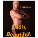 "Bald is Beautiful" Ladies tank top t-shirts by HungarianNightmare "Bald is Beautiful" Ladies tank top t-shirts