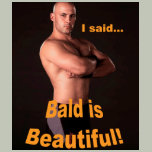 "Bald is Beautiful" Ladies tank top