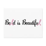 BALD IS BEAUTIFUL POSTCARD