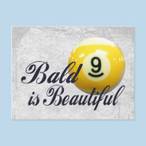 Bald is Beautiful postcards