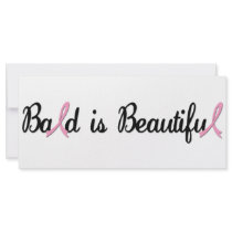 BALD IS BEAUTIFUL RACK CARDS