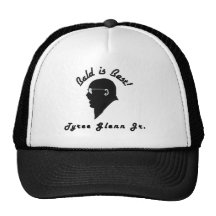 Bald is Best Black Logo Hat