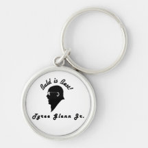 Bald is Best Premium Keychain