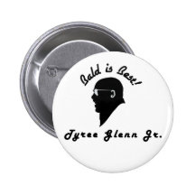 Bald is Best -White Button