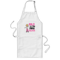 Bald Is The New Sexy Breast Cancer Stick Figure Aprons