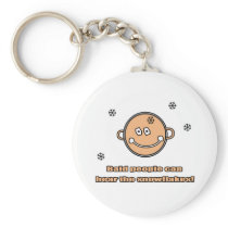 Bald people funy Keychain