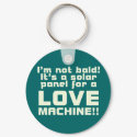 Bald Sex Machine Dark Keychain by crazycoolwordy Bald Sex Machine Dark Keychain