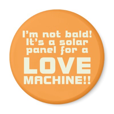 Bald Sex Machine Dark Magnet by crazycoolwordy