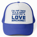 Bald Sex Machine Hat by crazycoolwordy Bald Sex Machine Hat