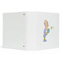 Bald Tennis Guy Binders