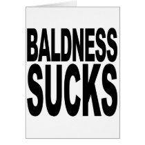 Baldness Sucks cards