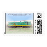 Baldwin AS616 # 554 SMS Railroad Lines Postage Stamp