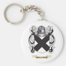 Baldwin Coat of Arms (Family Crest) Keychains