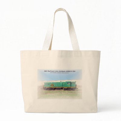 Baldwin Diesel  AS616  # 554  SMS Railroad Lines Bag by stanrail